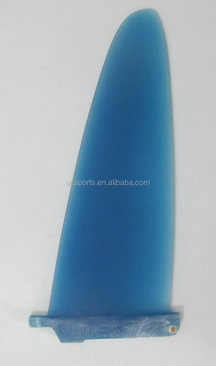 Center Single Resin surf fins Fin  for Long board SUP Race board, 12 inch Resin Surfing Fin