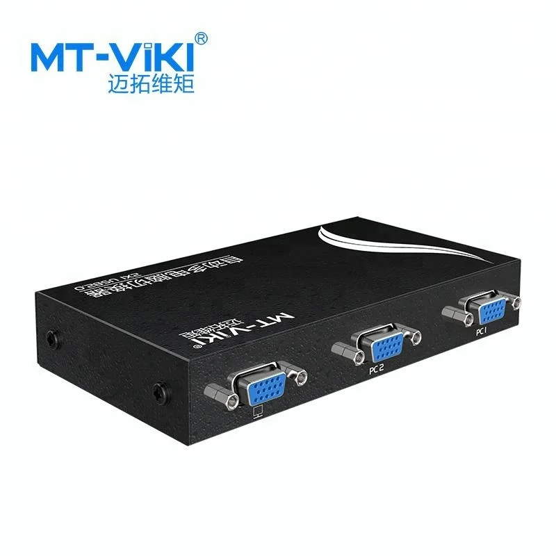 Подключи и работай 250 МГц 2-портовый автоматический Usb Vga Kvm переключатель с портом Ps/2