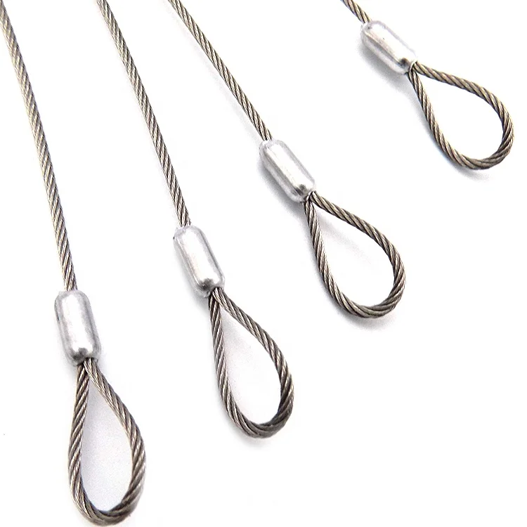 Heavy Duty Steel Wire Hanger Lighting Fixed Hanging Kits With Metal Clasp HYBRID SUSPENSION Cable Hanging Kit