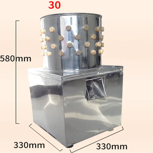 
30 type small size bird quail plucker machine slaughter equipment 