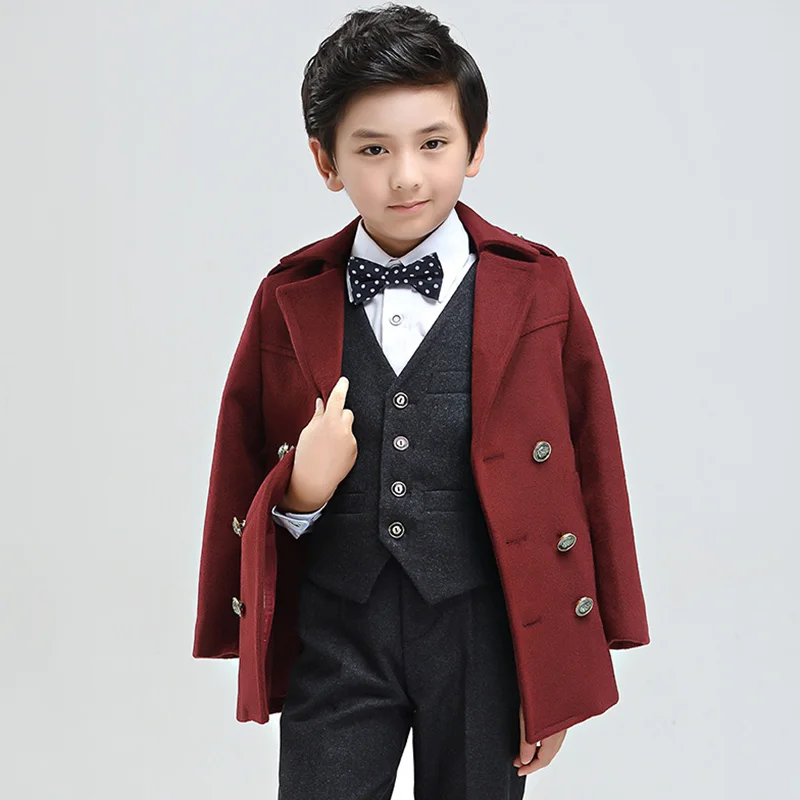 Custom Kids School Uniform Blazer for Primary and Kindergarten Boys Korean School Uniform