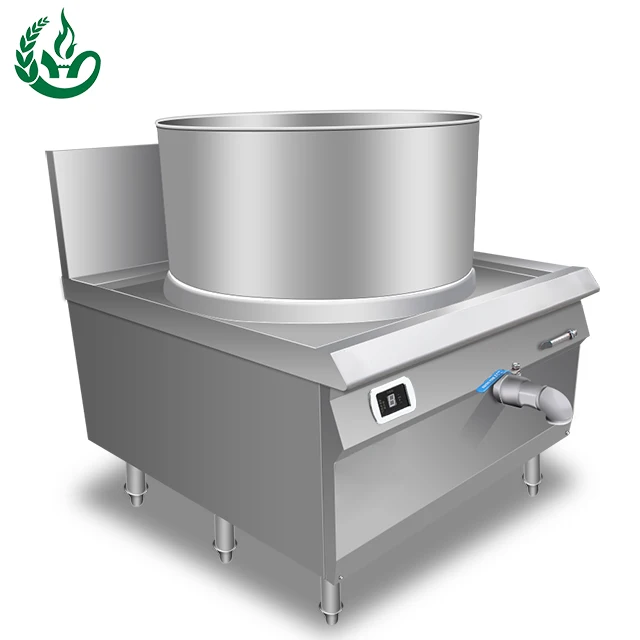 Induction stainless steel Powerful soup porridge cooker with 230L capacity