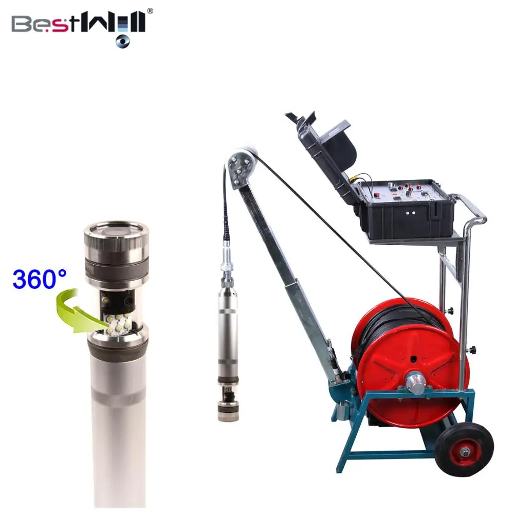 
7-дюймовая ЖК-монитор 75 мм двойная камера CR110-7NA с 60M до 3000M кабель скважинная камера 