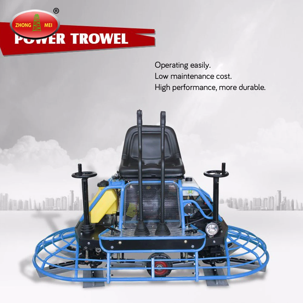 Ездить на уплотнения бетона пластинчатого типа Затирочная машина