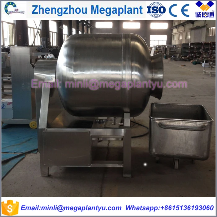 Stainless steel meat chicken vacuum tumbler mixer machine for sale