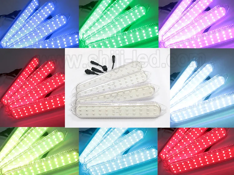 IP67 уличный 280x45 мм 36 светодиодов адресуемый UCS2903 многоцветный RGB светодиодный пиксельный свет парк развлечений освещение