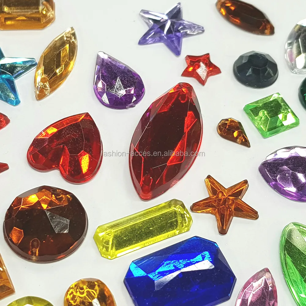 Garment Acrylic Diamond Accessory Stone For Clothing