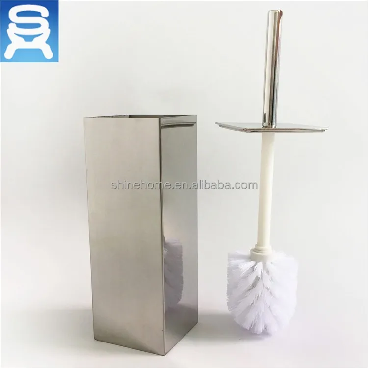 
Stainless steel Toilet brush and holder set 