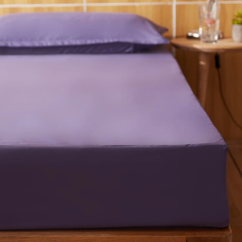 100% cotton king size waterproof elastic fitted bed sheet