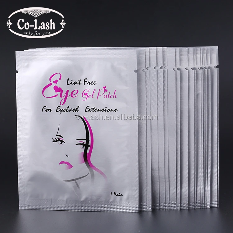 
popular eyelash pads eye gel patch for eyelash extensions 