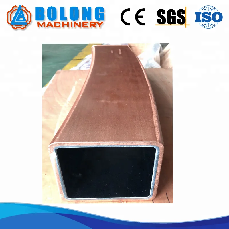 Copper tube mould for continuous caster for ccm