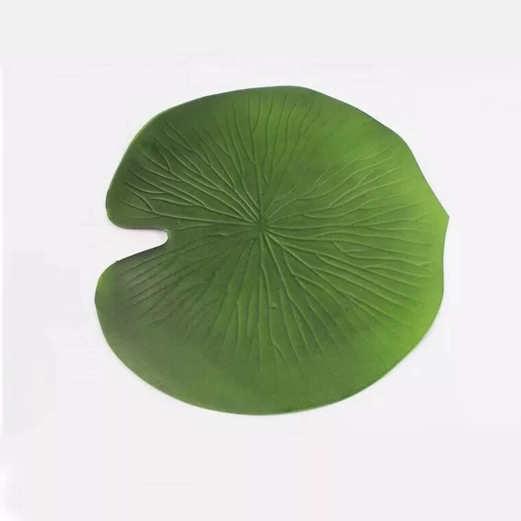 Hot selling new style wholesale artificial Plant Tropical Palm eva leaf placemat