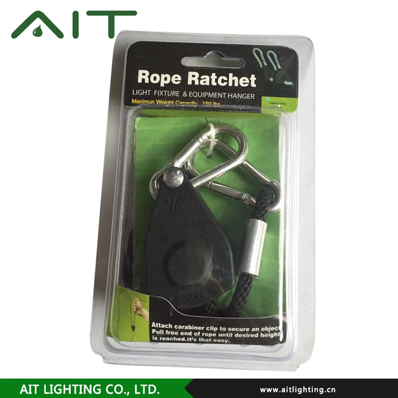 
Direct Manufacturer Garden Tool Grow Light Hanger 1/4 Rope Ratchet 