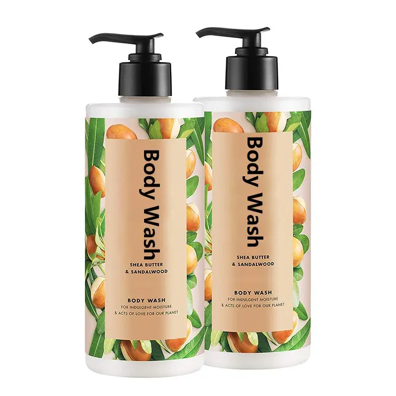 Фирменный натуральный органический питательный гель для душа с маслом Ши, увлажняющий крем для тела, лосьон