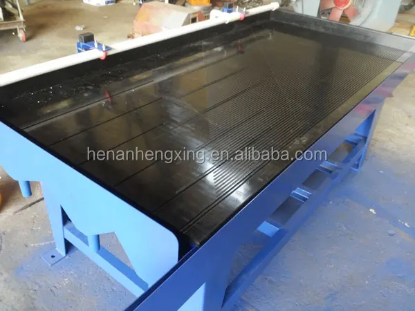 Mineral processing gold shaking table price