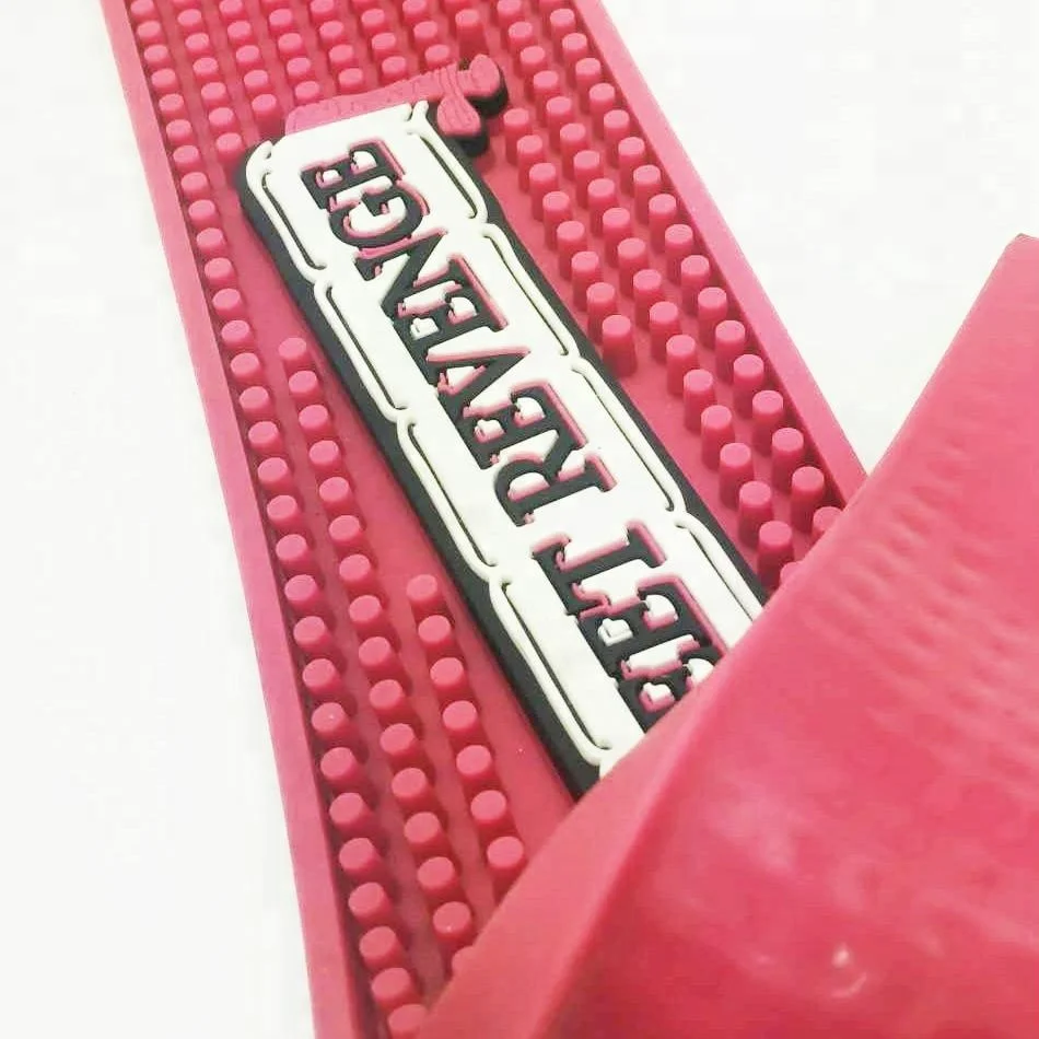 custom personalized rubber bar spill mat
