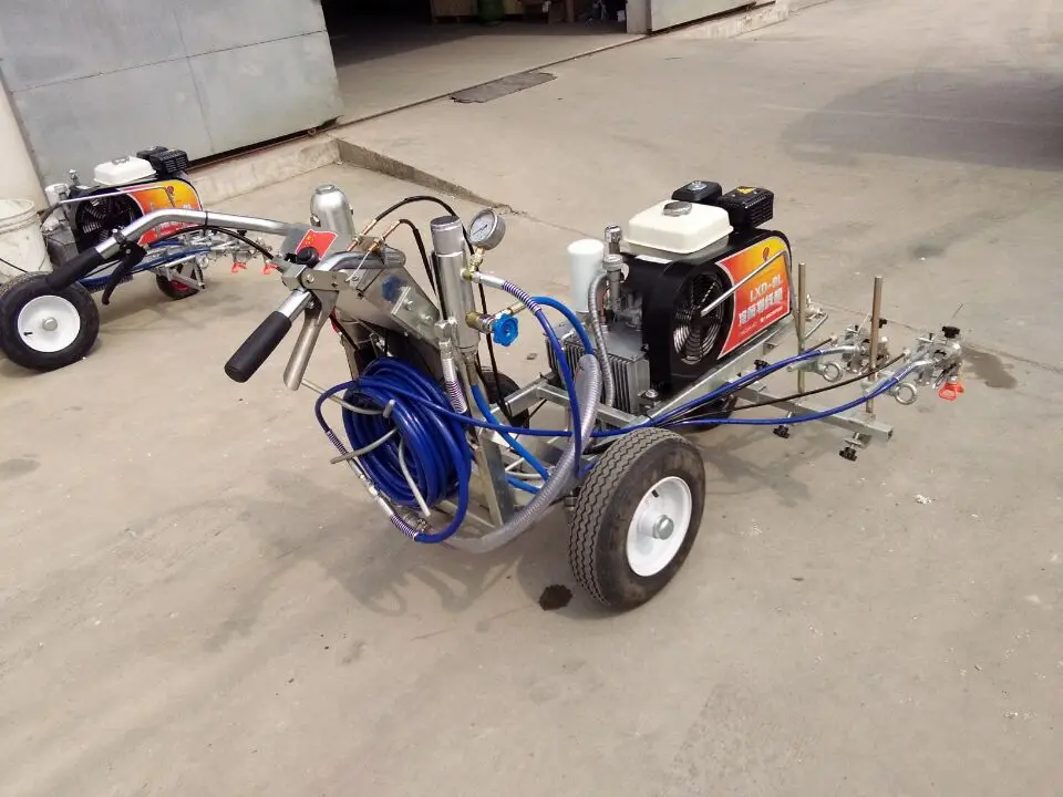 
manual cold paint spraying road marking machine of best seller 