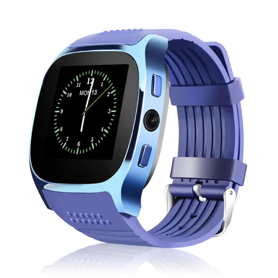 Wholesale  Cheap T8 Smart Watch Support SIM TF Card Camera Music Player Phone Watch Sports Wrist Watch For Iphone For Android