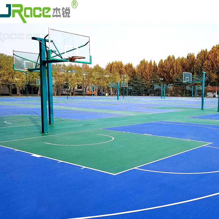 Eco-Friendly Anti Slip Outdoor Sports Basketball Court Flooring