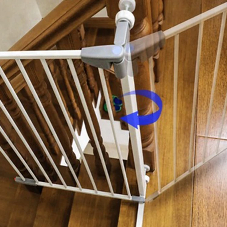 Железные + ABS безопасные детские ворота с рисунком, детские домашние животные, Детские лестницы