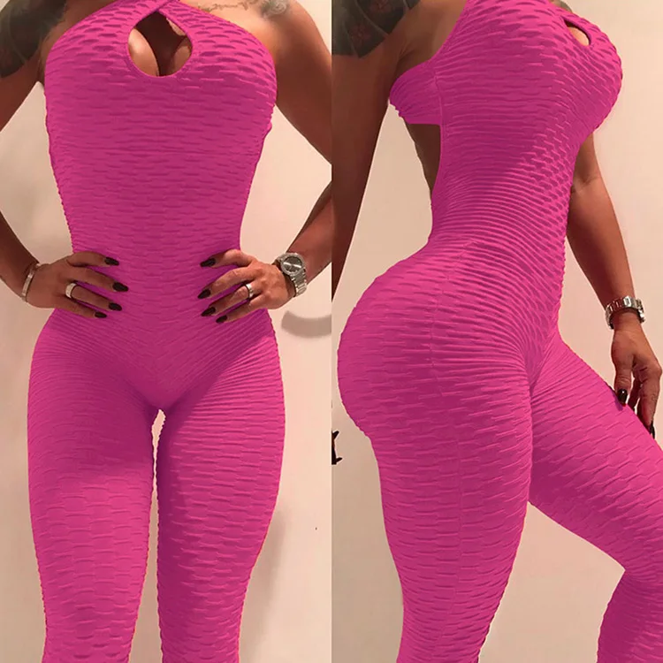 
Private Label Playsuit Bodycon Jumpsuit Fitness Apparel Active Wear Women 