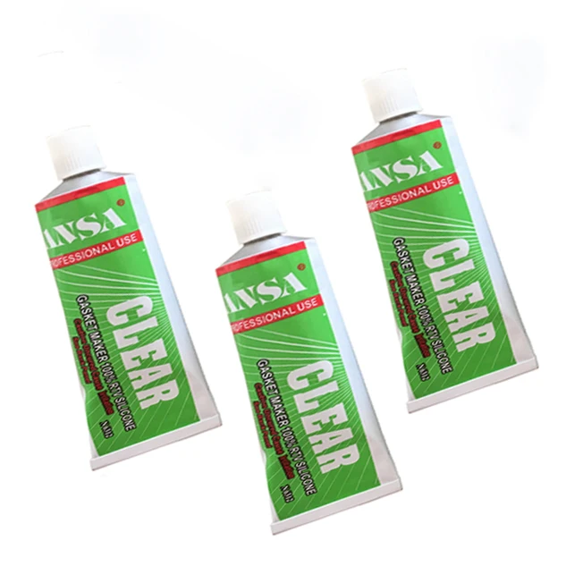 Linqu cheap 50g RTV grey color  rubber rtv silicone sealant gasket maker