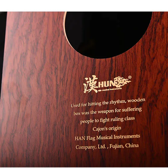 Custom Wood Cajon Percussion Instrument Drum Box Cajon