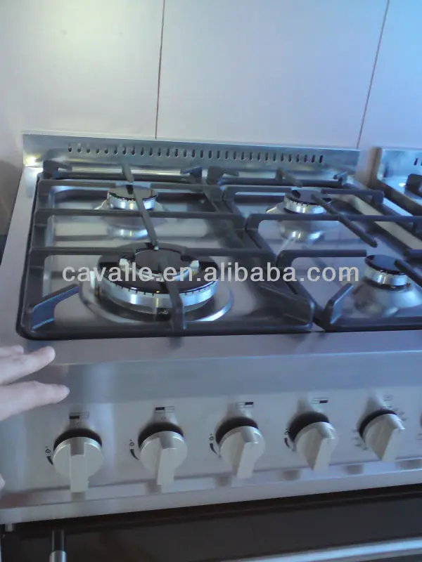 
4 burners free standing gas cooker oven 