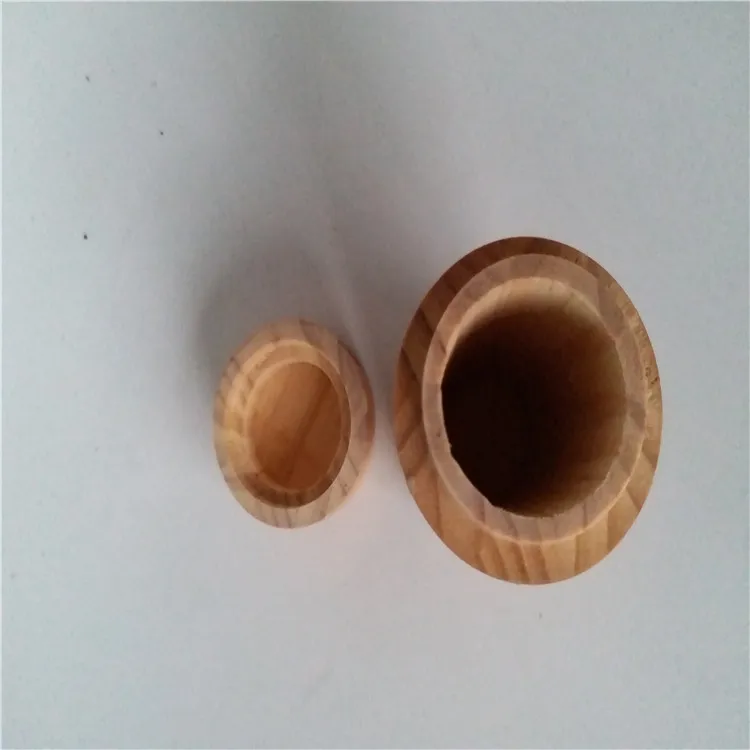 Amazon Hot Sale Unfinished Wooden Cylinder Jar Bamboo Barrel