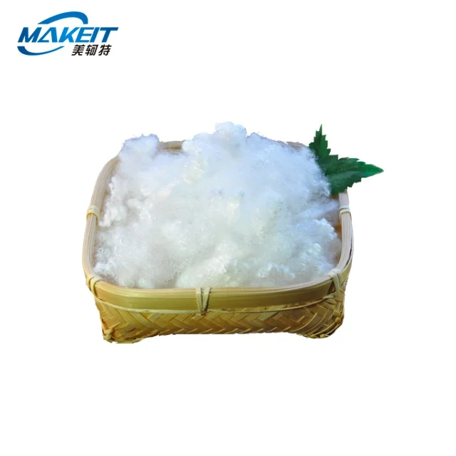 
Makeit factory lowest price pillow filling material polyester staple fiber 