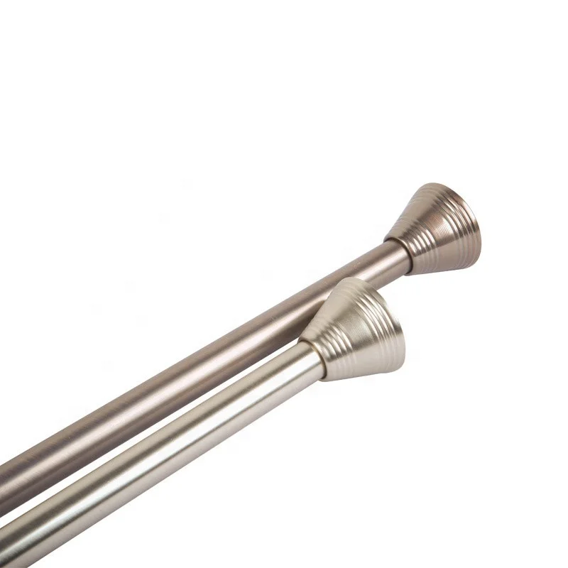 
Adjustable taper curtain rod shower extension rod 