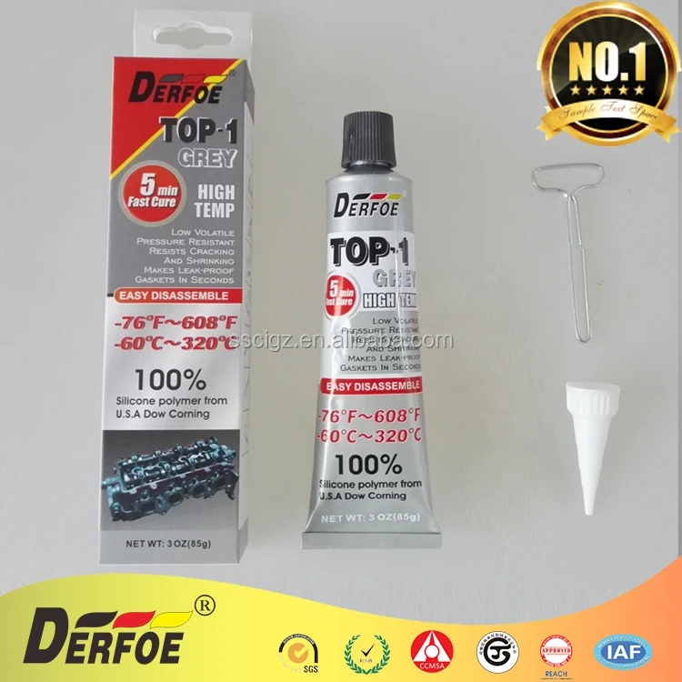 
 Черный, серый, красный из США, Dow Corning base glue Hitemp RTV, силиконовая прокладка  