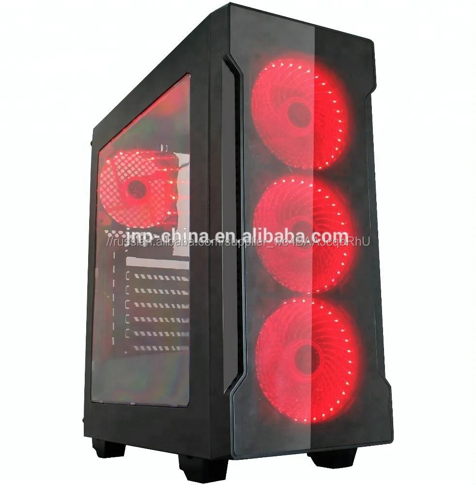 Atx корпус акрил игровой панели корпуса компьютера