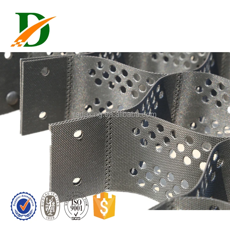 
H-50mm hdpe geocell/plastic geocell used in road construction /gravel stabilizer 