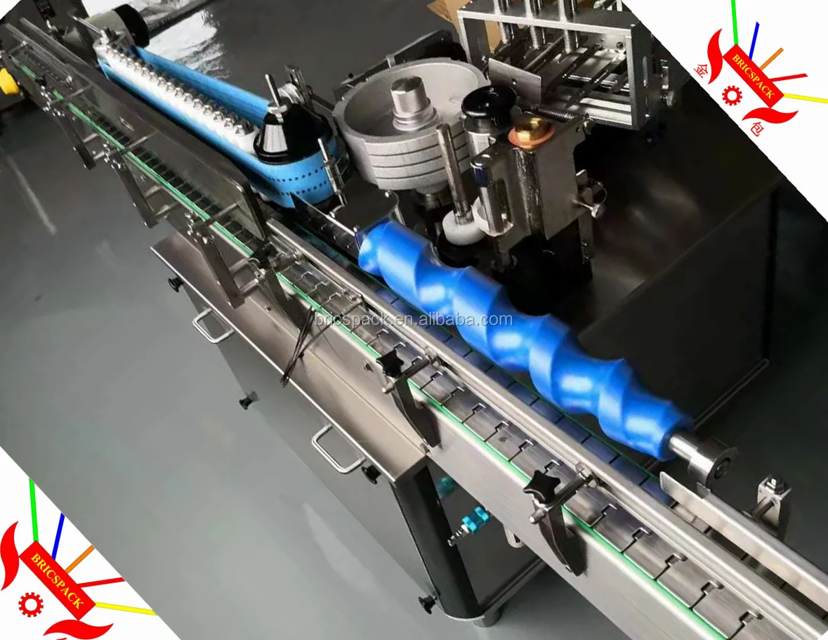 Paper Sticker Cold Glue Labeling Machine with Wet Glue Label Applicator for Glass Plastic Round Jars