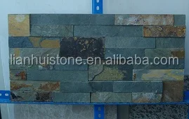 Cheap exterior rustic stone wall cladding tile price CS049 natural culture stone