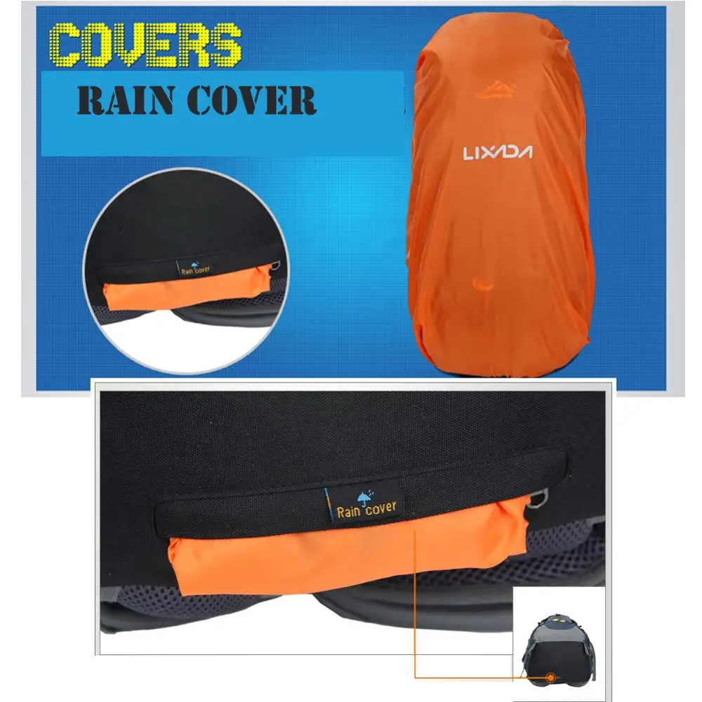 Factory Wholesale Price 50L Hiking Backpack Men Outdoor Sport Daypack Travel Waterproof Bag for Climbing Camping Touring bag