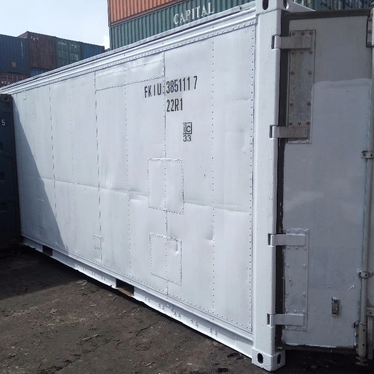 20ft used reefer container for sale with goods