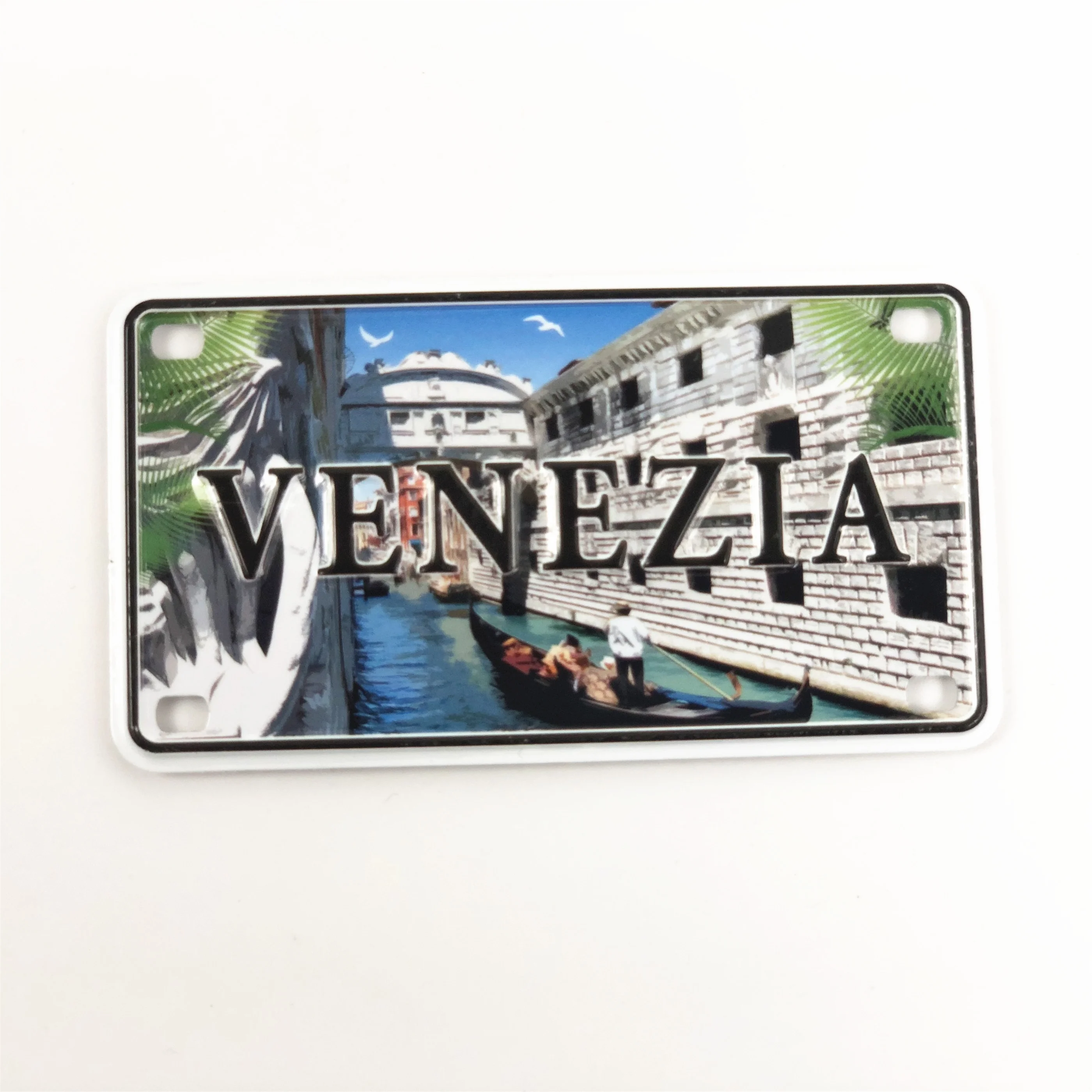  10.2*5.7cm Custom Embossed Decorative License Plates Blank Car Number Plate Unique Metal Aluminum mini name bike
