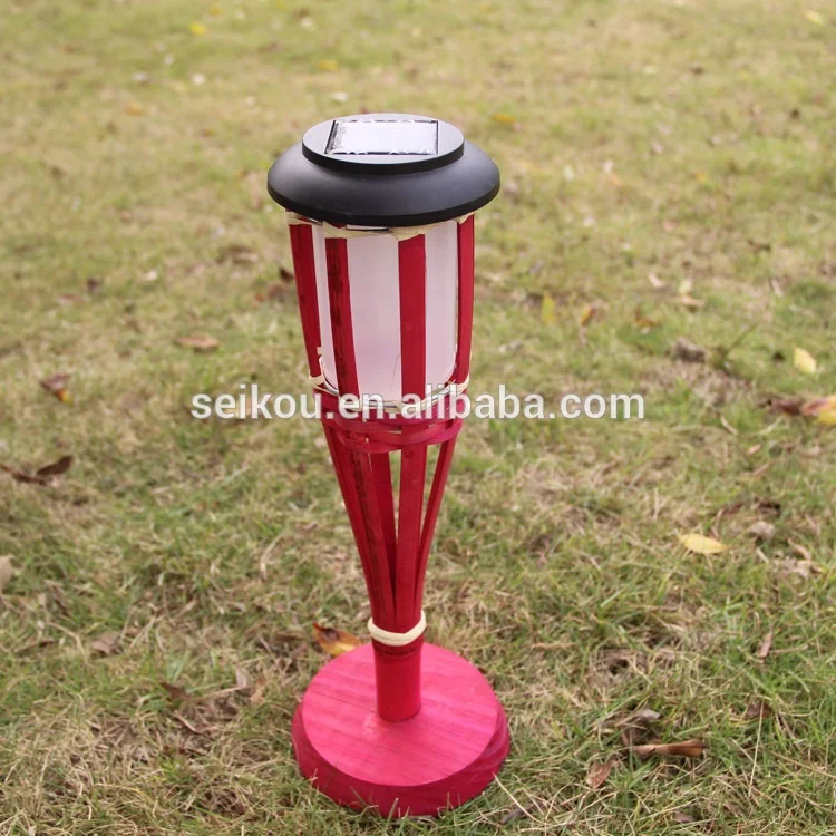 
Decor Garden Flickering Bamboo Solar LED Torch 