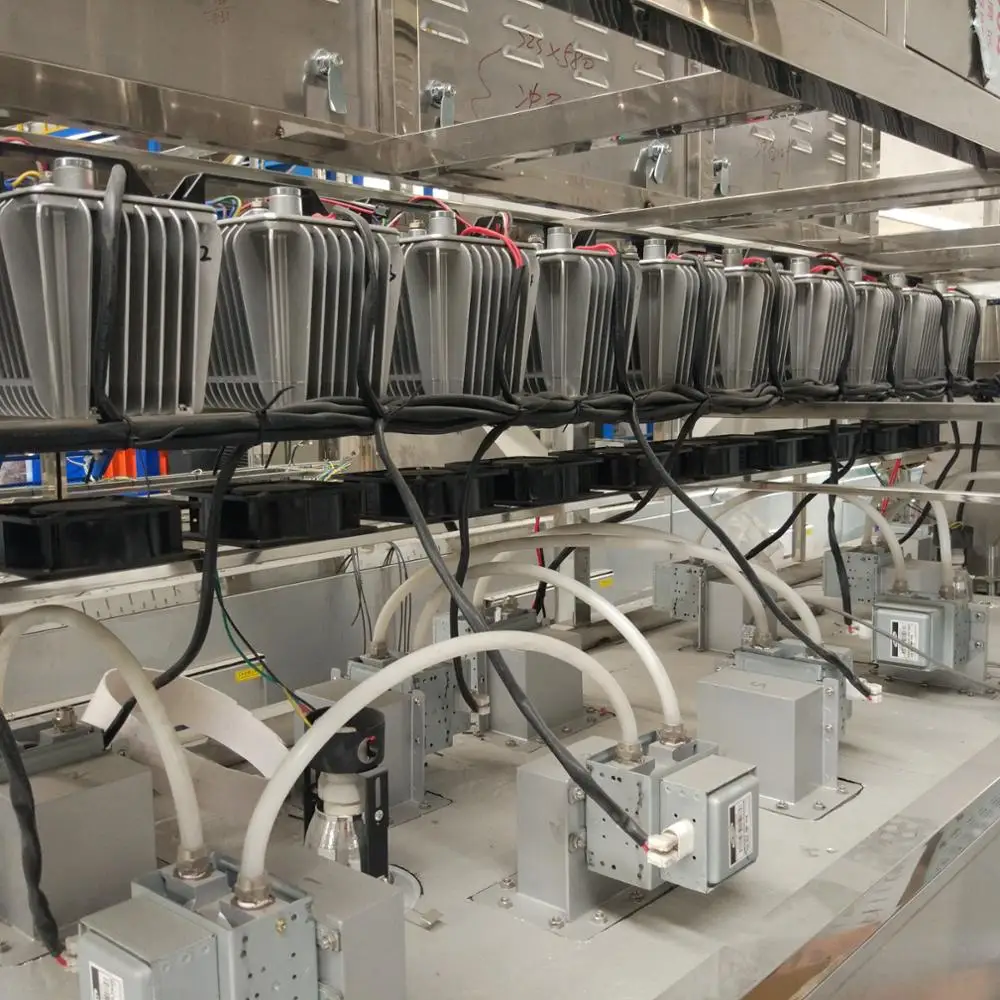 Frozen Sardine Fish Microwave Thawing Machine