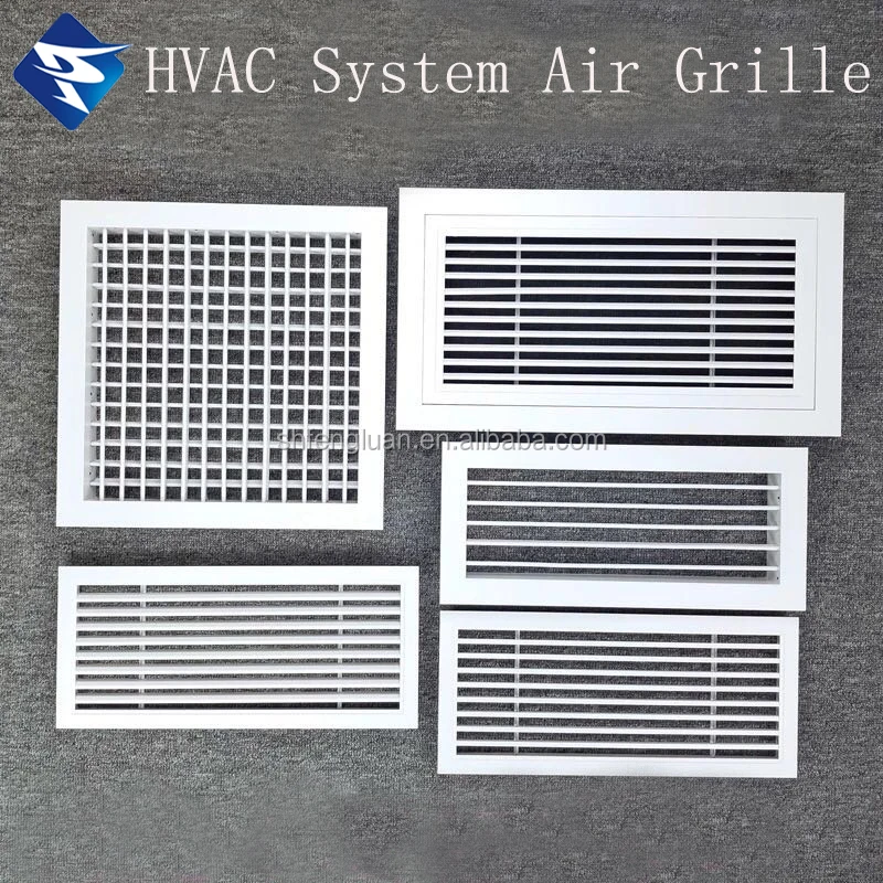 Aluminum air return grille diffuser with obd