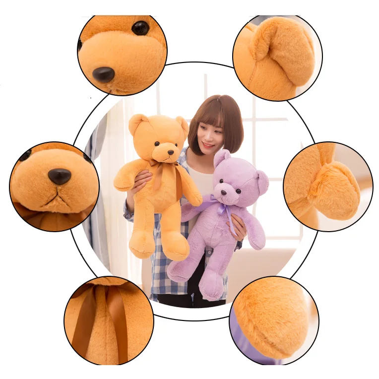 Customized cheap toy China cute bear plush animal toy for kids children