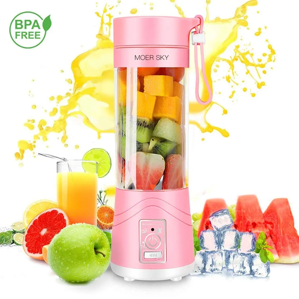Personal Single Serve Powerful 12V Jet Motor ice crusher Smoothies Blend Bottle Portable Blender