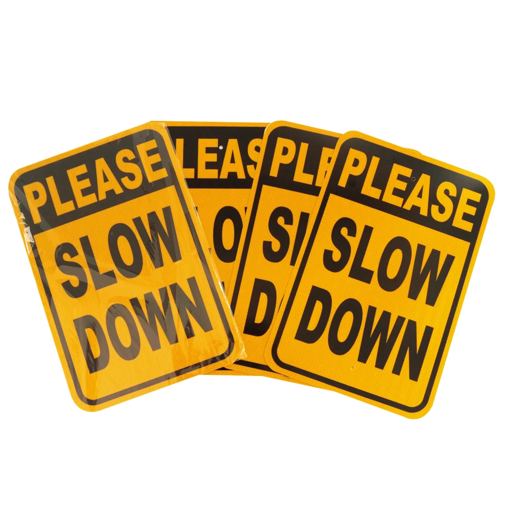 Wholesale Custom International Street Highway Parking Safety Traffic Control Warning Aluminum Board Reflective Road Sign
