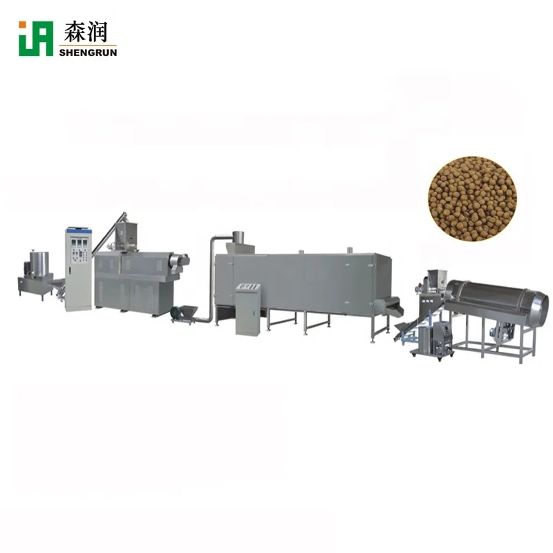 Floating Fish Feed Extruder Pellet Machine Make Line