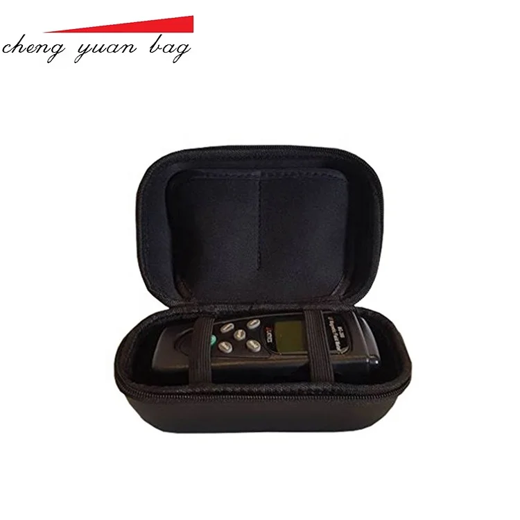 Factory Supplier Custom Portable Hard Drive Carrying Case Black Meter EVA Carrying Case With Zipper