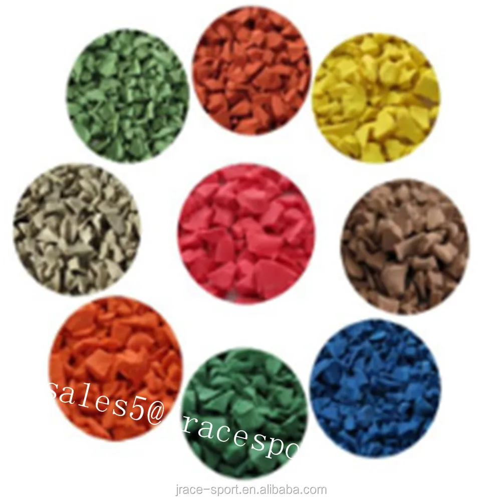 Whosale Factory Direct Supply Colorful Epdm Rubber Mulch For Kids