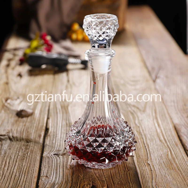 luxury 7 pcs golfCrystal Whiskey Decanter bar set for Wine, Bourbon, Brandy and Liquor 800ml