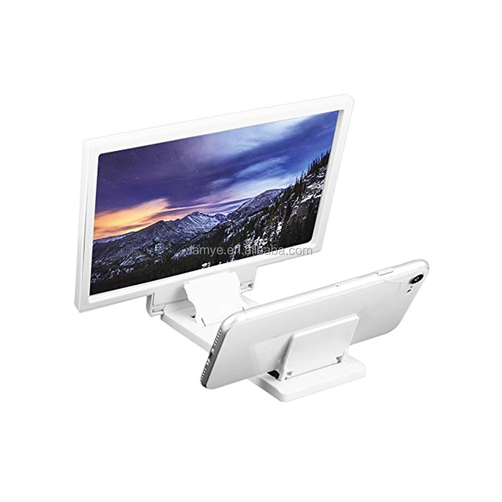 Foldable Screen Amplifiers for Smart Phone Enlarge Screens Stand Holder Cell Phone Screen Magnifier For Watching Movies Video